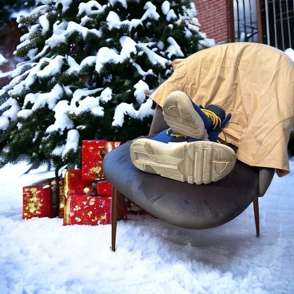 Stephen Curry’s Andre Armour 3ZERO 2 Royal blue yellow/white basketball shoes - Picture 5 of 7